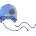 Hand-knitted Merino wool winter hat with lining