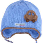 Hand-knitted Merino wool winter hat with lining - Image 2
