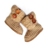 Hand crochet merino wool boots (kopeeri) - Image 2