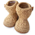 Hand crochet merino wool boots (kopeeri) - Image 3