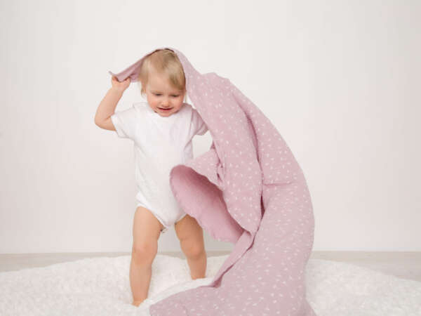 Baby Lace Onesie, white rose - Image 4