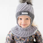 Baby scarf, light grey - Image 2